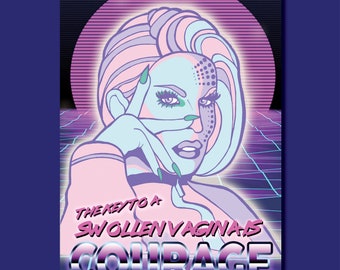 Katya ‘Courage’ - Drag Race All Stars 2 Art Print Postcard
