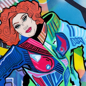 Jinkx Monsoon ‘Reveal’ - Drag Race All Stars Mixed Media Art Print Postcard