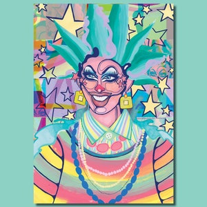 Crystal Methyd ‘Sesame Street’ - Drag Race Art Print Postcard