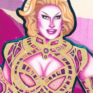 Loosey Laduca ‘Metallic’ - Drag Race Art Print Postcard