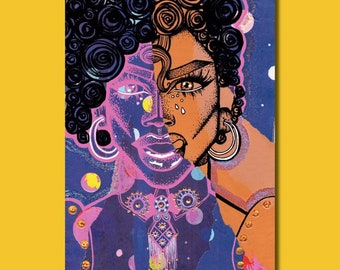 Naomi Smalls 'Prince' - Rupauls Drag Race All Stars 4 Art Print Postcard
