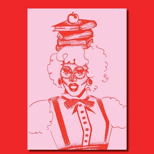 "Trixie Mattel ""Red for Filth"" - Alles in allem 3 Kunstdruck Postkarte."