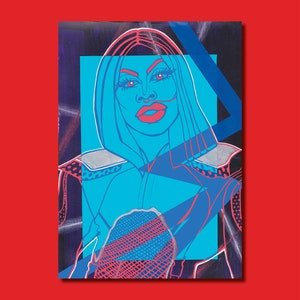 Monet X Change - 'Boots The House Down' - Rupauls Drag Race All Stars 4 Art Print Postcard