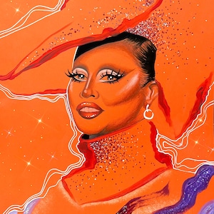 Sasha Colby ‘Finale - Drag Race Print, Drag Queen LGBT Queer Art Print Postcard