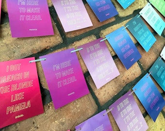 Paquete de postales con citas de Drag Race, arte de memes de Drag Queen