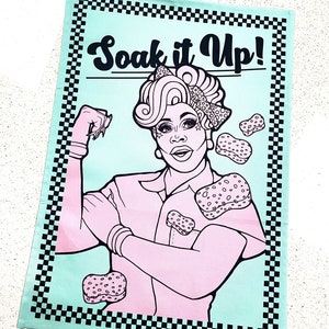 Monet X Change Tea Towel, Drag Race, Drag Queen Kitchen Towel Gift