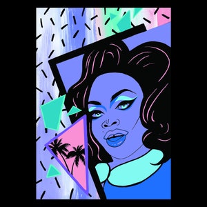 Heidi N Closet &#39;Promo&#39; - Drag Queen Queer Art Print Postcard