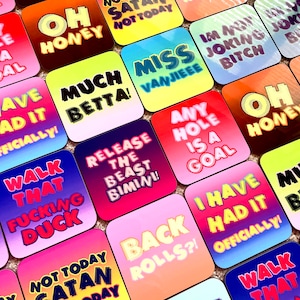 Drag Race Mug Coasters, Drag Queen Resin Wood Coasters, PICK N MIX Mug Coasters, LGBT Gift