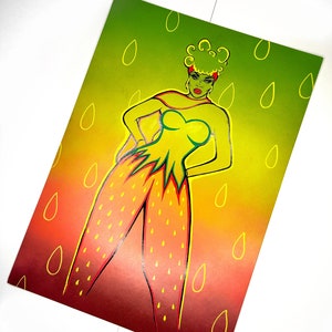 Heidi N Closet Original Artwork, Drag Race Original Artwork, Drag Queen Art Print