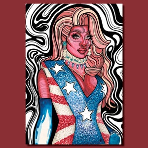 Jaida Essence Hall ‘Promo’ - Rupauls Drag Race Art Print Postcard