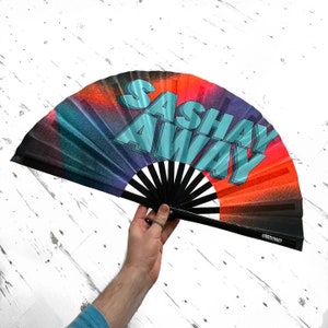 Sashay Away - Large Fan, Bamboo Festival Pride Clack Fan