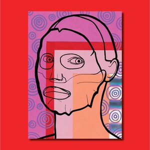 Alyssa Edwards &#39;Mask meme&#39; - Drag Race All Stars 2 Kunstdruck Postkarte