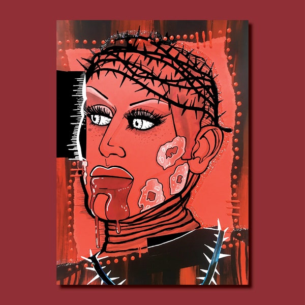 Sharon Needles 'Apocalypse' - Rupauls Drag Race Art Print Postcard