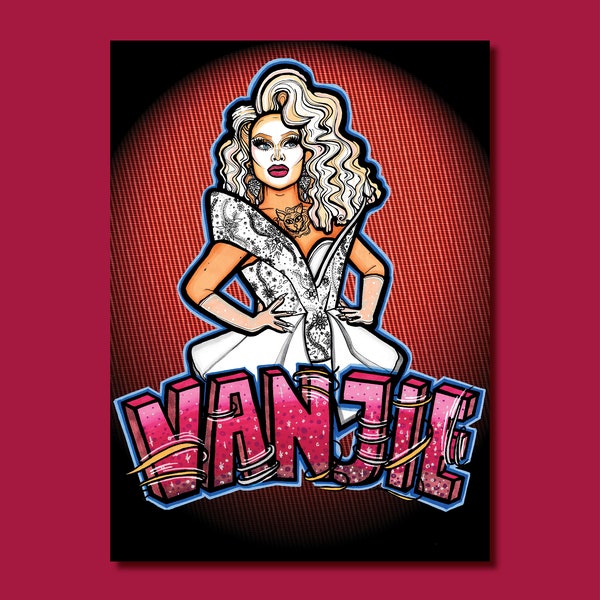 Vanessa Vanjie Mateo 'Finale' - Rupauls Drag Race Art Print Postcard