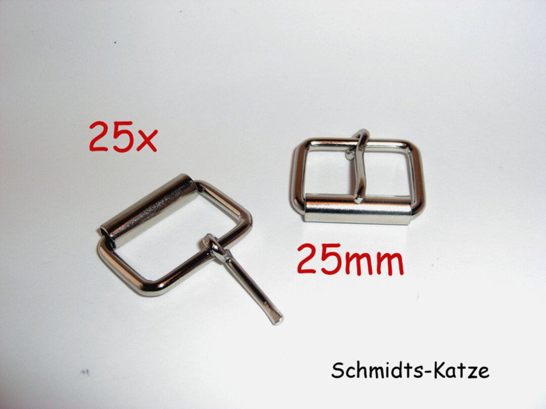 Boucle à rouleau non soudée 25x17 Fil 3.9 Nickelé Boucle à rouleau non soudée 25x17 Fil 3.9 Nickelé