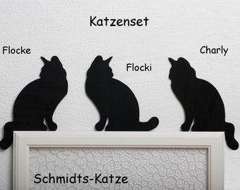 Kantenhocker Katzenset für den Türrahmen