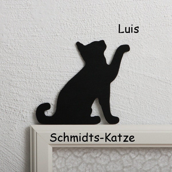 Katze für den Türrahmen "Luis"