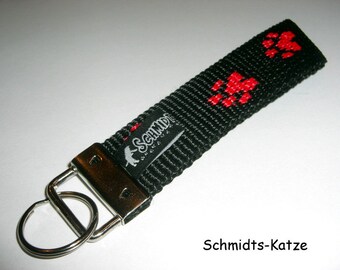 Keyband "Paw" red