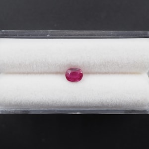 Natural unheated Ruby Oval Shape 5.2x4.1x2.4mm Single Piece Approximately 0.52 Carat  (GTG-R-73)
