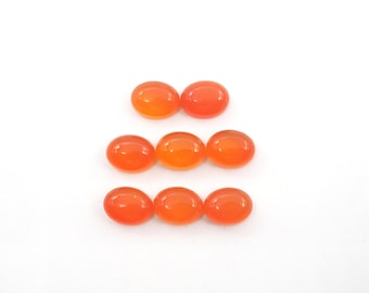 Carnelian Cabs Oval 8x6mm Approximately 13.17 Carat (GTG-C-07)