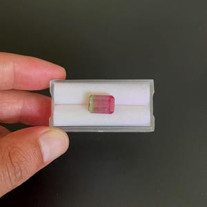 Tourmaline Rectangle Shape 12.0 x 8.5 x 6.0 mm Single Piece Approximately 5.91 Carat (GTG-TOU-14)