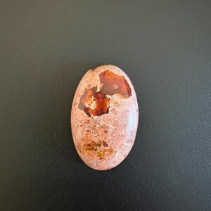 Mexikanischer Feueropal-Cabochon 33 x 22 mm, ca. 36,80 Karat (GTG-MFO-26)