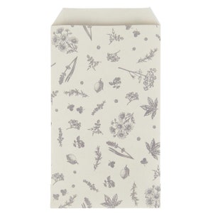 Sacchetti di carta Flora ~ Mini sacchetti regalo ~ Confezione regalo ~ Flatbag ~ Sacchetti di carta ~ Imballaggio gioielli