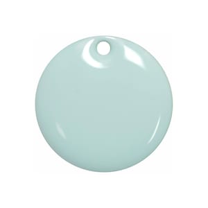 10pcs ~ 12mm ~ enamel ~ brass ~ delicate mint ~ round ~ material for jewelry making