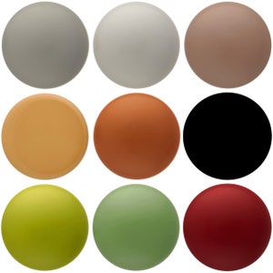 6 pcs. Opaque Cabochons - many colors - Cabochons for jewelry production