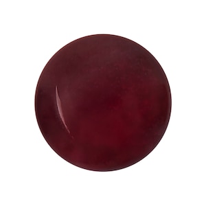 6 Polaris Cabochons - jais vino - 10 mm, 12 mm, - Cabochons for jewelry making - dark red / shimmering