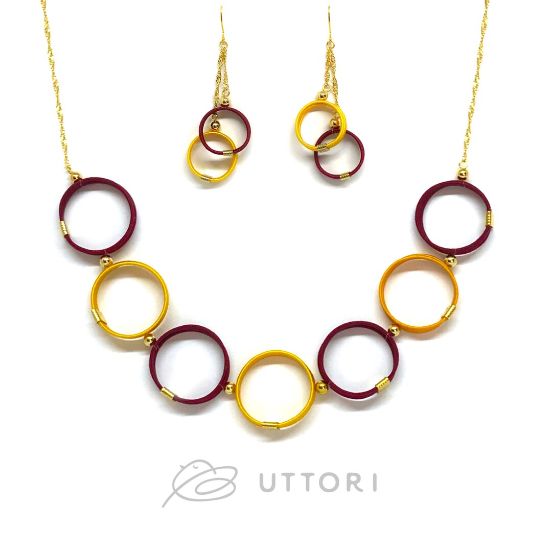 Jewelry Set Japanese Jewelry Statement Necklace and Etsy UK