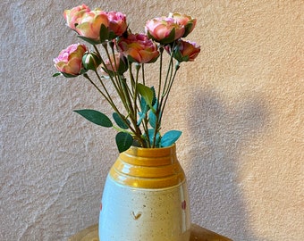 Ceramic vases-stoneware-flower power-flower vase