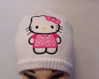 hello kitty knit hat