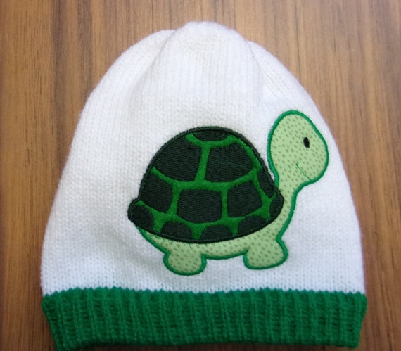 PERSONALIZED MONOGRAM CUSTOM Baby Newborn Hospital Hat Cap Beanie Pink Turtle