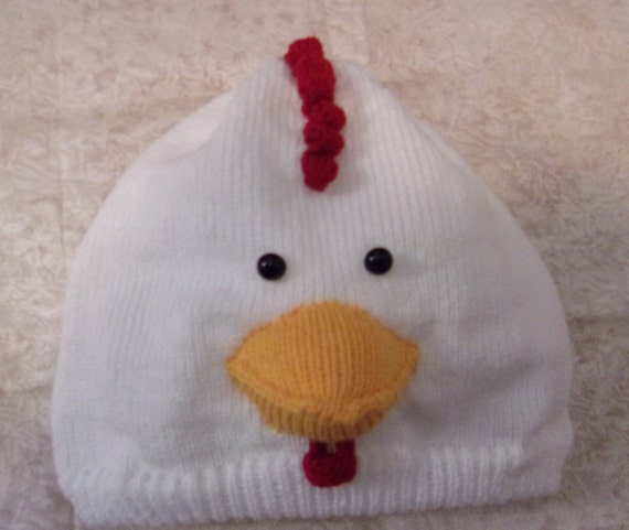 Chicken Hat Hen Skull Cap Rooster 