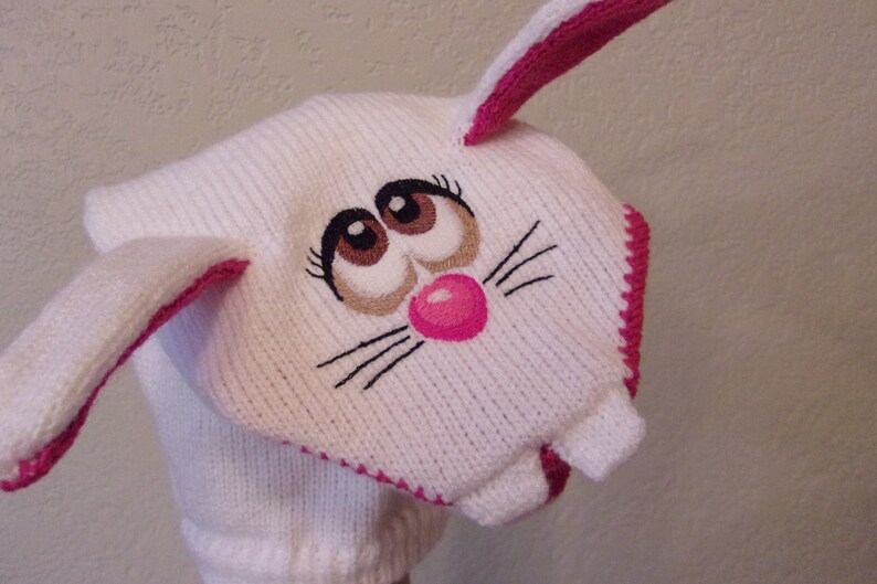 Bunny Sock Puppet Rabbit Hand Puppet Therapeutic and Etsy