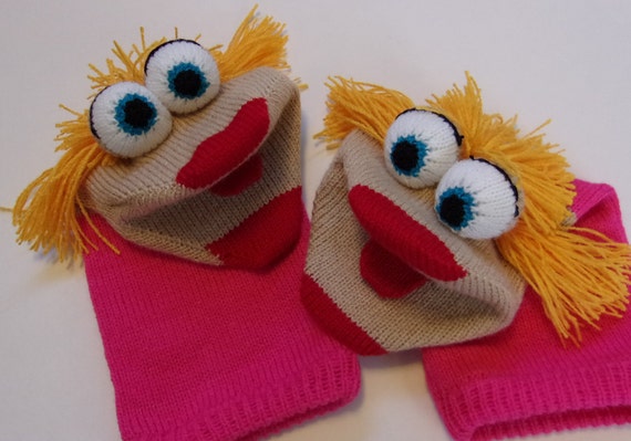 girl hand puppet