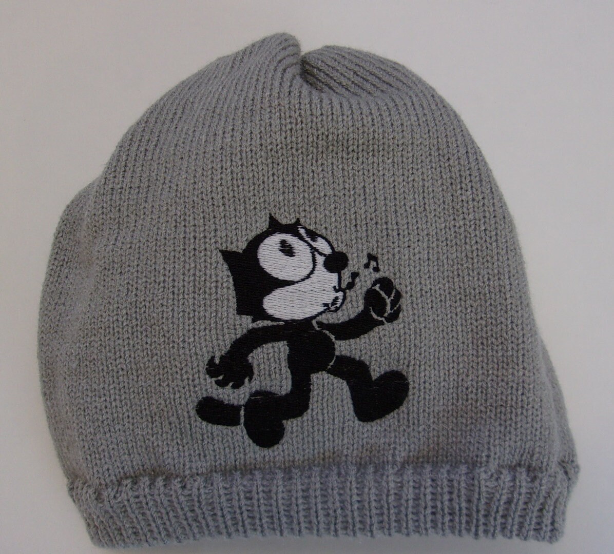 Cool black cat beanie cartoon character vintage cat skull Etsy
