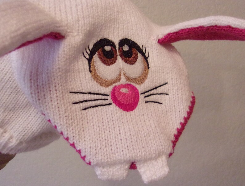 Bunny Sock Puppet Rabbit Hand Puppet Therapeutic and Etsy