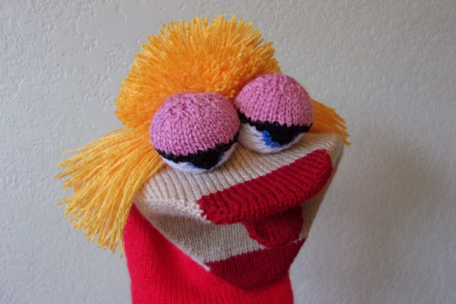 Sock Doll Girl Sock Puppet Educational Puppet Christmas Gift