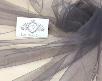 Grey tulle fabric,Lingerie Ivory net, grey net fabric, lingerie net fabric, tulle fabric, grey tulle fabric, T00127