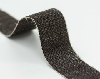 Schwarzes elastisches Band, elastisches Band, Bandgewebe, elastisches Band, nähendes elastisches Band, Spitzegewebe