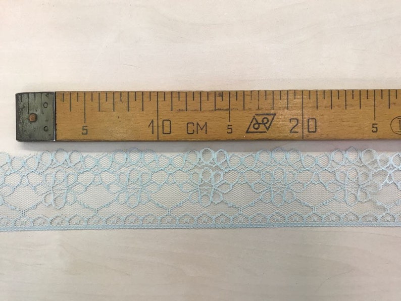 Mint Green lace trim, green Lace fabric, French Lace trim, Alencon lace trim ,Embroidery lace trim,Wedding Lace by the yard MK00276 image 4