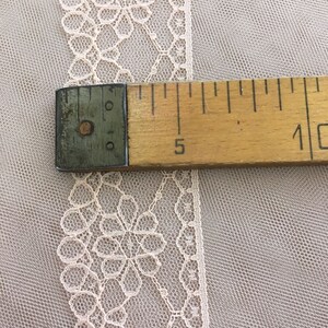 Peach lace trim, Lace fabric, French Lace trim, Alencon lace trim, Embroidery lace trim, Wedding Lace by the yard MK00275 image 3