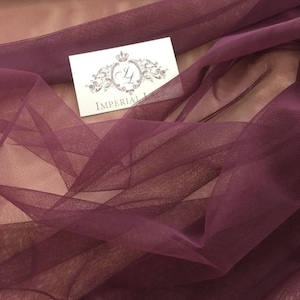 Dark lilac tulle fabric, Lingerie lilac net, Lilac net fabric, Lingerie net fabric, tulle fabric, Lilac tulle, Tulle, T00150