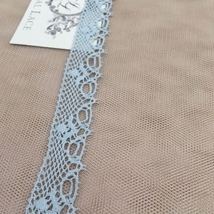 Gray chantilly Lace trimming French Lace trim, Chantilly lace trim ,Embroidery lace trim,Wedding Lace by the yard ,Veil lace MK00294 image 2