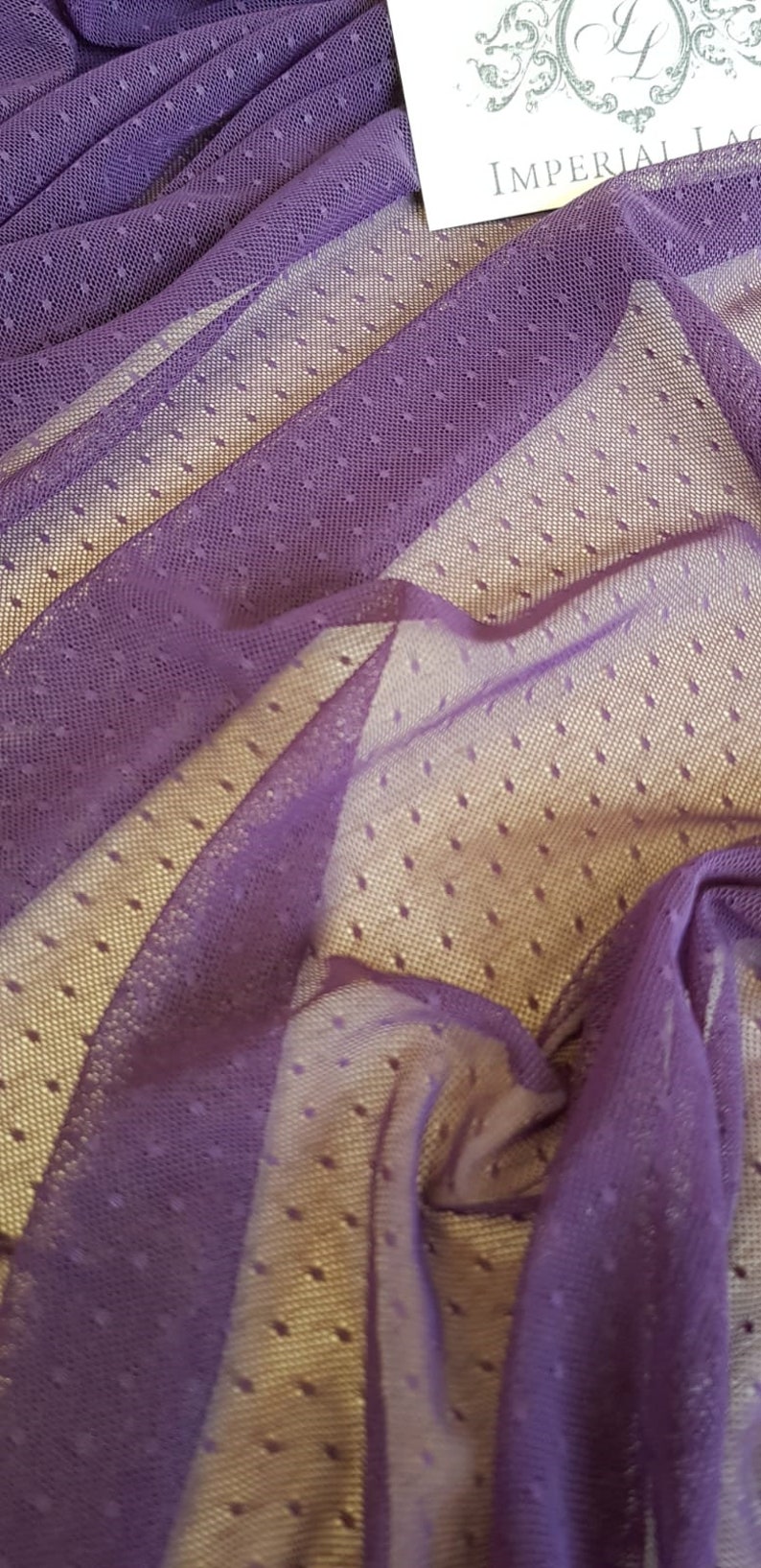 Lingerie net Lilac tulle fabric T00208 Lilac elastic tulle fabric Elastic net fabric Lilac tulle Lingerie net fabric
