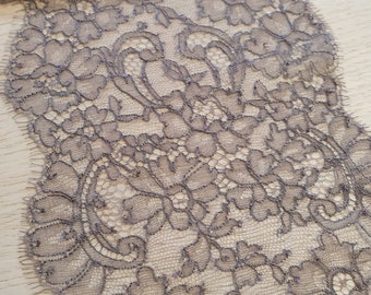 Braun Spitze Trimmen, Brautspitzenbesatz, Hochzeit Stoff, Abendspitzenstoff,Wäsche-Schwarz-Spitze,Chantilly Lace Trimmen