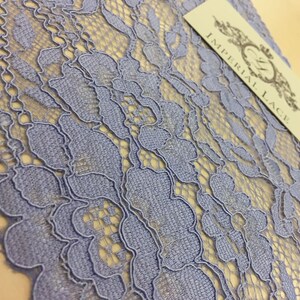 Blue Lace Trim, French Lace, Chantilly Lace, Bridal Gown lace,Spitze, Wedding Lace, blue Lace, Veil lace, Garter lace, Lingerie Lace MK00213
