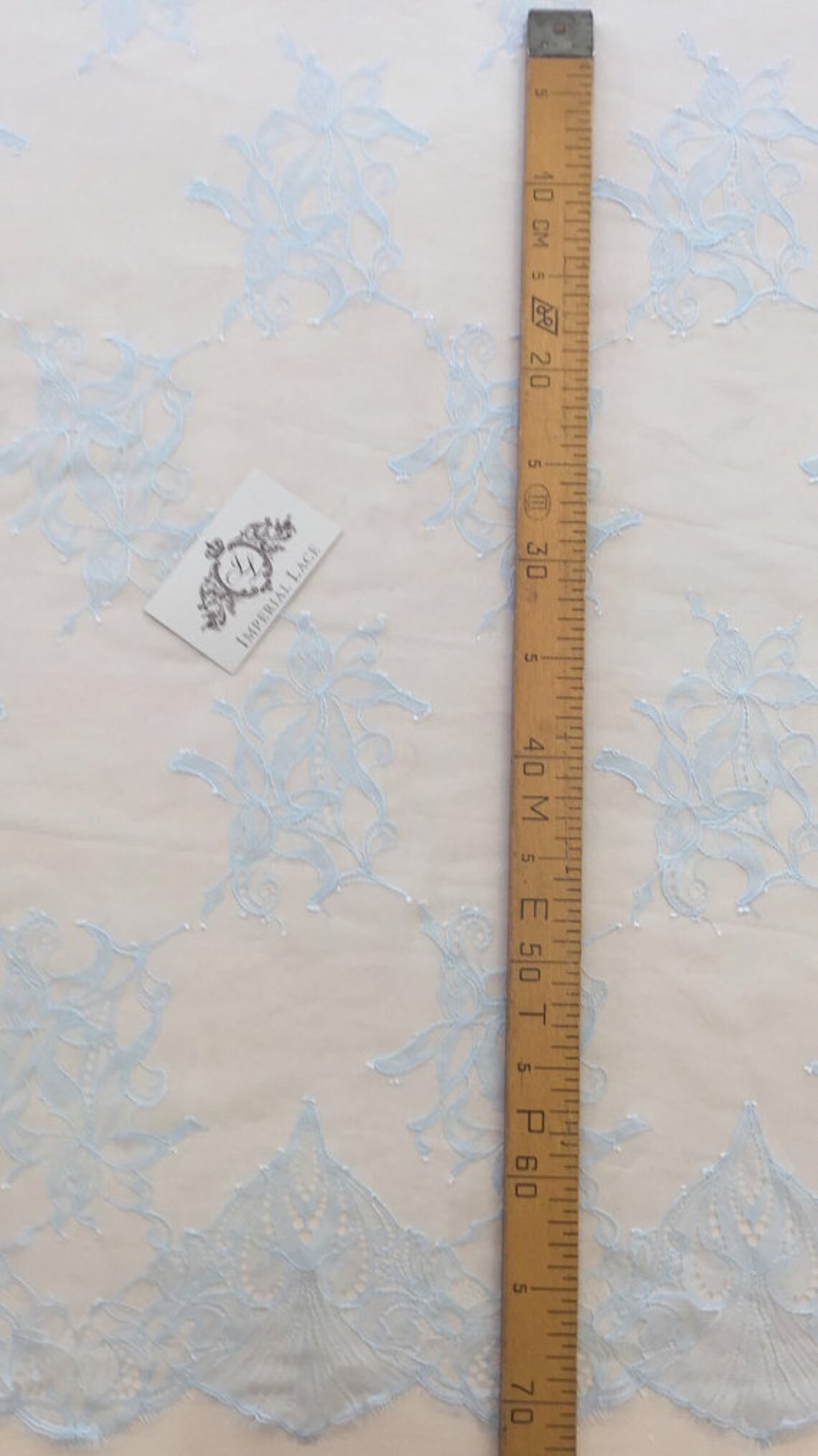 Ink Blue French Plain Lace FLP-004/66 Fabric